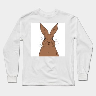 Fawn Brown Rabbit Long Sleeve T-Shirt